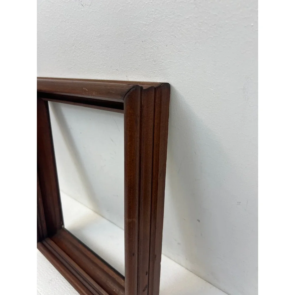 Victorian Antique Carved Deep Wood Picture Frame Fits 9x11 Brown Walnut Wall Art
